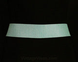 Beachy Sky Blue Belt with Seashell Buckle - Size 10 to 12 Summer Pastel Belt - 1980s Designer Mimi di N Dated 1986 - Resort Chic - Medium