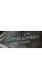 Size 5.5 Pin Up Style 1940s Shoes - Black Suede & Leather Heels - 40s Peep Toe Shoe - Elegant - Strappy - Unworn - Size 5 1/2 M - 40035-8