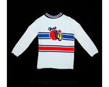 Boys Size 5 Shirt - Vintage 70s Basketball Long-Sleeved Boy's Casual Top - 1970s Deadstock - Sports - Athletic - Spring - 38647-1