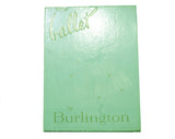 1 Pair 50s Seamless Stockings in Original Box - 1950s Hosiery by Burlington Ballet - Beige Taupe - Size 10 1/2 15 Denier - Sheer Thigh Highs