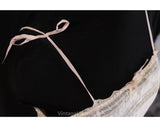 Size 4 1920s Pink Chemise - Fine Pleated Silk Full Slip with Bandeau Lace Bust - Gorgeous Authentic 20s Lingerie - Completely Hand Sewn