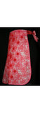 1950s Vintage Apron - Size Small Brilliant Red Daisies Cotton Floral - Cottage Style 50s House Wife Daisy Half Apron - Mint Condition