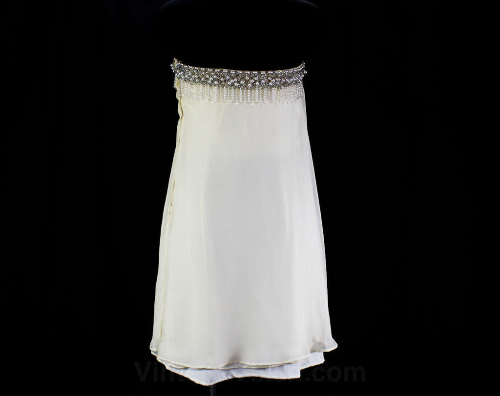 white party dress size 10 Smitten Sweetheart Neckline Chiffon Mini Party Dress White