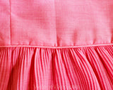 Girls Size 8 to 10 Flapper Style Dress - Mod 1960s Child's Pink Summer Sheath Pleated Skirt & Sheer Jacket - 60s Mini Go-Go Girl - Chest 30