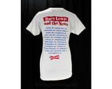 Size 8 Rock Star T-Shirt - Huey Lewis & The News - Hard At Play Tour - Dated 1991 - 90s Band T Shirt - Top 40 Retro 90's Theme Party