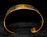 1950s Copper Cuff Bracelet - Southwestern Thunderbird Motif - 50s Solid Metal Bracelet - Rockabilly Southwest American Boho Bohemian Chic