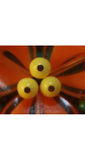 60s Flower Brooch - Beautiful Mod 1960s Orange Lucite Flower Pin - Art Deco Look - 1920s Style - West Germany - Deadstock - 34627