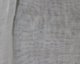 Baby Girls Antique Dress - 1920s Ecru Cotton Chemise with Scallop Hem - Sweet 20s 30s Infants Frock - Sheer Gauze - As Is - 49955