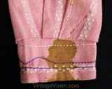 FINAL SALE 2T Girls Costume Dress - 1960s South American Toddler - As Is Rough Condition - Pink 18th Century Style Top Embroidered Skirt