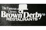 Vintage Brown Derby Restaurant Tee - New York City Souvenir T Shirt - Black & White Men's XS Small Top - Unisex Gender Neutral - Chest 35