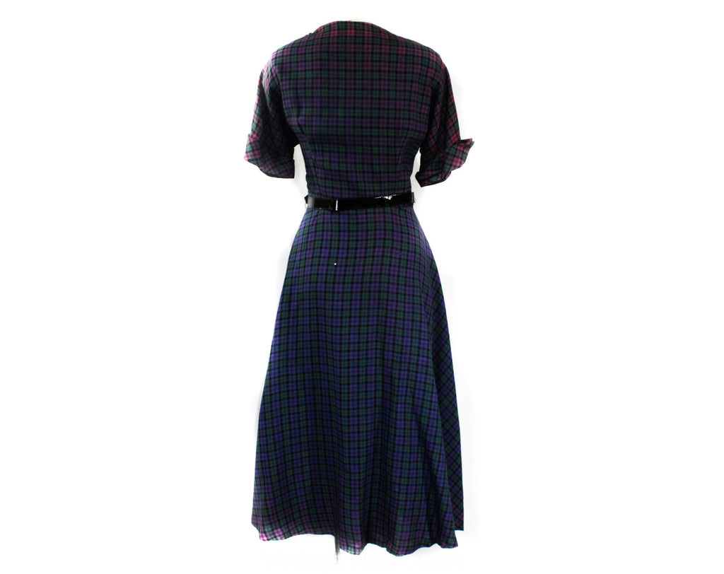 1940s purple dress Stunning 1940s Purple Crepe Beaded Dress so Stylish and Old Hollywood