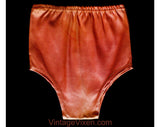 40s Boys Swim Shorts - Size 4T 5T 6 - 1940s 50s Boy's Tan Stretch Satin Swim Brief - NOS Deadstock - Retro Beach Children's Summer Bathing