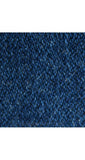 Size 4 Zipper Chic Denim Dress - Sophisticated 1990s Curvy - Small 90s Club Wear Dress - Long Sleeve Blue Denim - Waist 24.5 - 39768-1