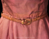 As Is XXS 1950s Rose Pink Strapless Dress & Jacket - 50s Bombshell Size 0 Summer Suit - Marilyn Pin Up Look - 1950's Henri Bendel - Waist 23