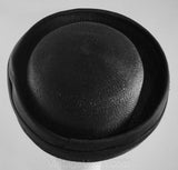 Chic 60s Black Straw Breton Hat with Spiral Accent - Sailor Inspired Cloche Style - Sophisticated - 1960s - Upturned Brim - Chic - 35931