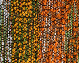 Size 8 Boho Dress Set - Terrific Artisan Chic Hippie Vest & Casual Wrap Skirt - Rustic 60s 70s Boucle Wool Stripe - Red Orange Avocado Green