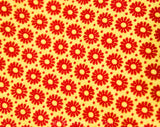 Size 0 Pedal Pusher Skirt - XXS 1960s Red Wool Skirt with Yellow Daisy Print Short Pants Lining - 60s Girl Friday NWT Deadstock - Waist 23.5