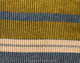 1960s Square End Tie - Mens 60s Preppy Striped Silk Necktie - Gray Pink Brown Men's Spring Fall Neckwear by Alexander Shields NY Palm Beach