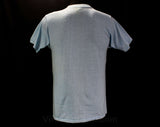 Men's Small Airplane TShirt - Air Virginia Airlines Vintage Tee - Short Sleeved Mens Summer Top - Retro Graphic - Chest 37 - 46406