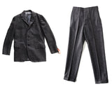 Teen Boys Size 14 Suit - 1960s Gray Wool Jacket Sport Coat & Stovepipe Pant Set - Boy's British Invasion 60s NOS NWT Deadstock - Chest 32