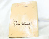 3 Pairs Seamed Cuban Heel Stockings - 1940s 50s Hosiery - Dark Brown Beigetone Hue - Size 8 1/2 15 Denier - Three Sets by Bewitching - NIB