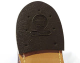 Size 9 Men's Shoes - 1950s Mens Chestnut Brown Leather Slip On Dress Shoe - Almost Mod 50s 60s Size 9 Gentlemen's Shoe - NOS Deadstock