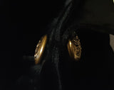 Size 6 Black Velvet 1950s Jacket - Svelte 50s New Look Tailored Blazer with Bold French Cuffs & Brass Cufflinks - Victorian Look - Bust 34