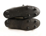 Size 7 Men's Nike Football Cleats - 1980s Athletic Shoes - Black Mens Retro Sports Sneakers - Authentic Nike - NOS 80s Deadstock