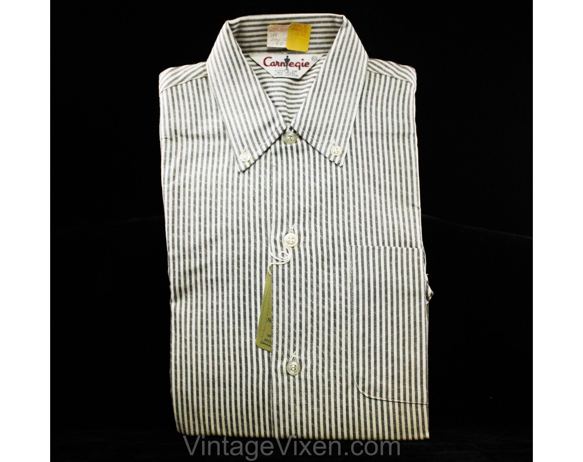 50s dress shirt Bright white 1950s Dress Shirt by Marlboro: Ballyhoovintage.com