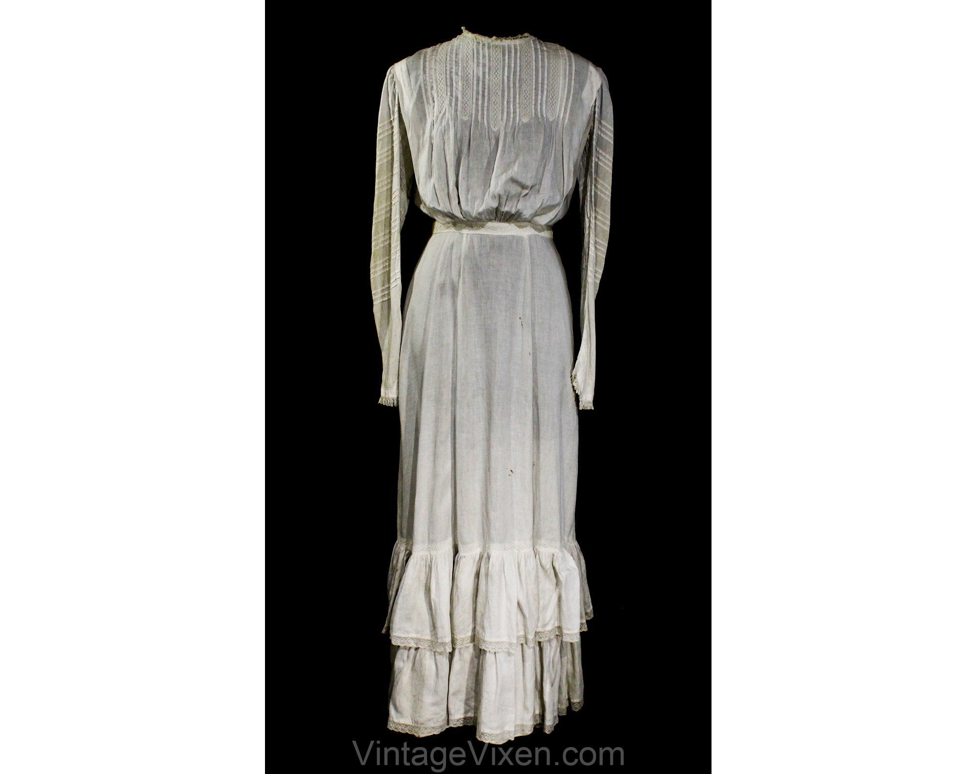 white edwardian dress Size 4 Edwardian Dress