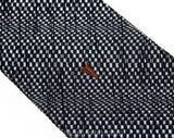 Men's Atomic Arrows Tie - 1950s Narrow Necktie - Black Gray & Brown Beautiful Textured Weave - 50s Hepcat Rat Pack Mid Century Haberdashery