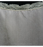 20s Baby Girls Summer Slip - 1920s 30s Pink Crepe Toddler's Chemise - Size approx 18 Months - Childs Flapper Style - Lace Trim - 26888-1