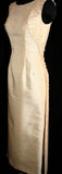 Size 4 Wedding Dress - Glamorous 1950s Silk Bombshell Bridal Gown with Exquisite Beadwork - Small Fitted Gown - NWT - Bust 34.5 - 31788