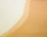 3 Pairs Seamed Cuban Heel Stockings - 1940s 50s Hosiery - Golden Honey Taupe - Size 9 1/2 15 Denier - Three Evening Sheer Sets - Melrose NIB