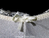 Size 2 White Full Strapless Slip with Convertible Optional Straps - 1970s 1980s Lingerie - Shimmery Nylon Tricot & Lace Underslip - Bust 32