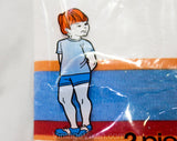 Size 4 Child's Sports T-Shirt & Shorts Set - Retro 1970s Gender Neutral 4T Athletic Theme Ring-Neck Tee - Childrens 70s Casual Summer NIP