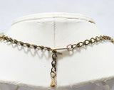 1950s Cocoa Thermoset Feathered Necklace - Fall 50s Jewelry - Brown Molded Plastic & Silver Tone - Mid Century Rockabilly Femme Feathers