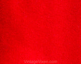 Size 0 Pedal Pusher Skirt - XXS 1960s Red Wool Skirt with Yellow Daisy Print Short Pants Lining - 60s Girl Friday NWT Deadstock - Waist 23.5
