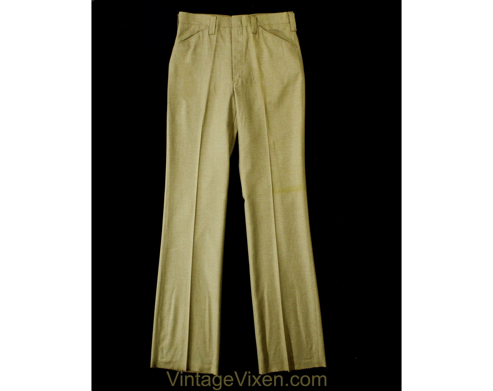 Men's Small 60s Pants - Mod Late 1960s Khaki Brown Tailored Pant - Boo –  Vintage Vixen Clothing