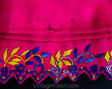 FINAL SALE 2T Girls Costume Dress - 1960s South American Toddler - As Is Rough Condition - Pink 18th Century Style Top Embroidered Skirt