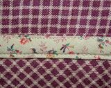 XS Boho 70s Sun Dress & Jacket - Sexy Khaki Jersey Knit - Size 2 Prairie Calico Print Cotton Summer Frock - 1970s Bohemian - Bust 32