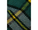 1970s Men's Bow Tie - Swing Era Style Mens 70s Bowtie - Preppy Cute Clip On Tie - Blue Green Gray Yellow Wool Plaid - Hipster Haberdashery