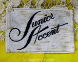 Size 6 Spring Suit - 1960s Yellow & White Lace Cocktail Dress and Jacket - Tailored Sleeveless Sheath - NWT 60s Deadstock - Bust 34.5