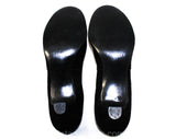 Size 6.5 1950s Black Shoes - Never Worn Sleek 50s Suede Pumps with Minimalist Detail - Size 6 1/2 Mid Century Kitten Heels - 50's Deadstock