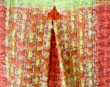 XXS 60s Boucle Tweed Pencil Skirt - Melon Orange & Yellow Wool - Classic 1960s Office Secretary - Size 0 - Waist 23 - NWT Deadstock