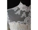 Size 4 Wedding Dress - Classic Vintage 1960s Satin & Lace Appliqued Bridal Gown by Priscilla of Boston - Small 60s Bridalwear NWT - Bust 33