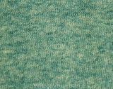 Size 8 Cashmere Sweater - Heathered Aqua Blue Luxury Knit with Beaded Swag Daisy Appliques - Sweet Glamour - 1960s Pullover Jumper - Bust 35