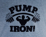 Men's XXS Tank Top - Pump Iron Sleeveless Old School Athletic T Shirt - Body Builder Weight Room Muscle Tee - 1970s 80s Mens - Chest 34