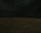 Size 6 Black & Brown 60s Boots - Waterproof Rubber - Sophisticated 1960s Street Style - Color Block - Lined - Unworn - Deadstock - 43293-7