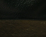 Size 10 Black & Brown 60s Boots - Waterproof Rubber - Sophisticated 1960s Street Style - Color Block - Lined - Unworn - Deadstock - 43293-5